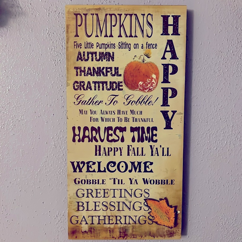 Pumpkin Fall Decor